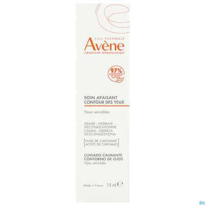 Sie sehen eine Packung Avene Basislinie Beruhigende Augencreme 15ml, Produktbild: 06 Avene Basislinie Beruhigende Augencreme 15ml, A-Nr.: 5961394 - 06