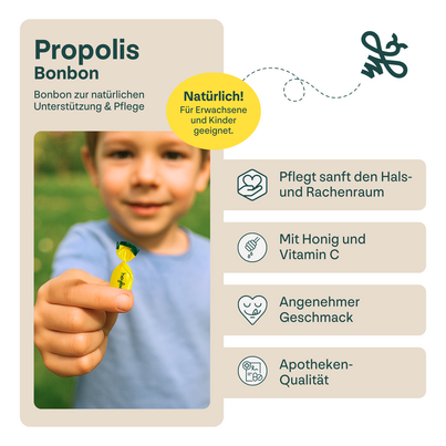 Sie sehen eine Packung Propolis Bonbons, Produktbild: 02 Propolis Bonbons, A-Nr.: 5997966 - 02