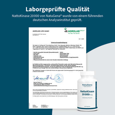 NatuGena NattoKinase 2000 Kapseln, A-Nr.: 5699453 - 08