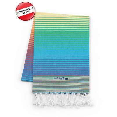 Sie sehen eine Packung LeStoff Hamamtuch Rainbow, Produktbild: 02 LeStoff Hamamtuch Rainbow, A-Nr.: 5440910 - 02