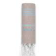 Sie sehen eine Packung LeStoff Hamamtuch Beige - Light Blue, Produktbild: 01 LeStoff Hamamtuch Beige - Light Blue, A-Nr.: 5839799 - 01