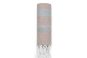 LeStoff Hamamtuch Beige - Light Blue, A-Nr.: 5839799 - 01