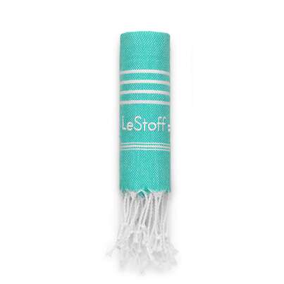Sie sehen eine Packung BIO LePetit Handtuch Turquoise, Produktbild: 01 BIO LePetit Handtuch Turquoise, A-Nr.: 5841796 - 01