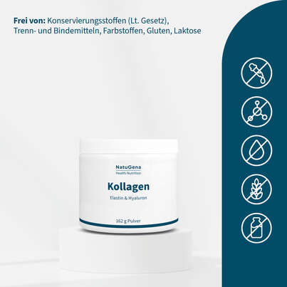 Sie sehen eine Packung NatuGena Kollagen Pulver, Produktbild: 03 NatuGena Kollagen Pulver, A-Nr.: 5814983 - 03