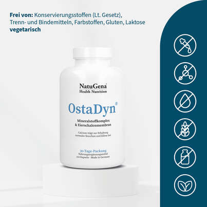 Sie sehen eine Packung NatuGena OstaDyn Kapseln, Produktbild: 03 NatuGena OstaDyn Kapseln, A-Nr.: 5178352 - 03
