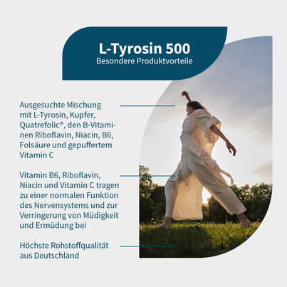 NatuGena L-Tyrosin 500 Kapseln, A-Nr.: 5926802 - 02