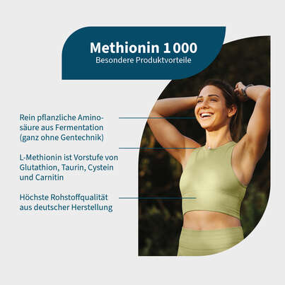 NatuGena Methionin 1000 Kapseln, A-Nr.: 5699341 - 02