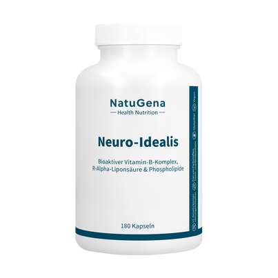 Sie sehen eine Packung NatuGena Neuro-Idealis Kapseln, Produktbild: 01 NatuGena Neuro-Idealis Kapseln, A-Nr.: 5847327 - 01