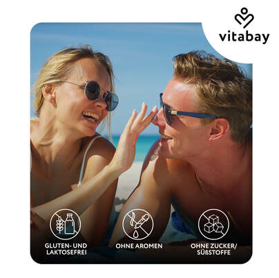Sie sehen eine Packung Vitabay Astaxanthin 12 mg Kapseln, Produktbild: 05 Vitabay Astaxanthin 12 mg Kapseln, A-Nr.: 5878167 - 05