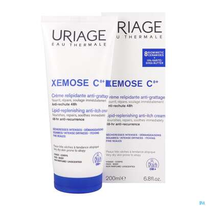 Sie sehen eine Packung Uriage Xemose Reizungslindernde Lipidaufbau-creme 200ml, Produktbild: 10 Uriage Xemose Reizungslindernde Lipidaufbau-creme 200ml, A-Nr.: 5618839 - 10
