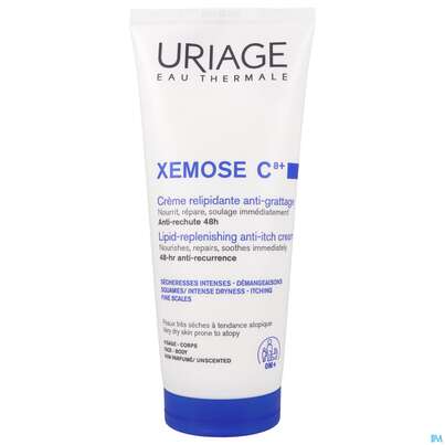 Sie sehen eine Packung Uriage Xemose Reizungslindernde Lipidaufbau-creme 200ml, Produktbild: 12 Uriage Xemose Reizungslindernde Lipidaufbau-creme 200ml, A-Nr.: 5618839 - 12