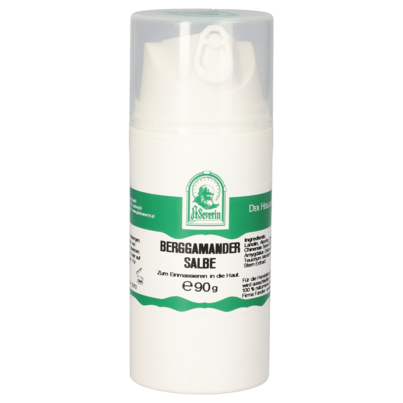 Sie sehen eine Packung BERGGAMANDER SALBE 90 G, Produktbild: 01 BERGGAMANDER SALBE 90 G, A-Nr.: 5830812 - 01