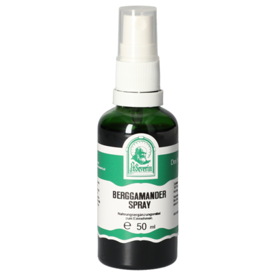 Sie sehen eine Packung BERGGAMANDER SPRAY 50 ML, Produktbild: 01 BERGGAMANDER SPRAY 50 ML, A-Nr.: 5830806 - 01