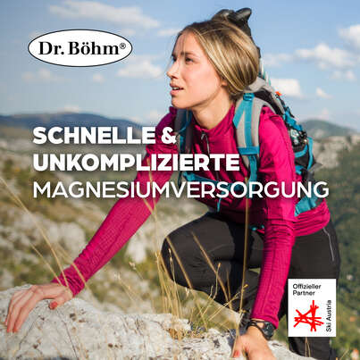 Sie sehen eine Packung Dr. Böhm Magnesium Sport Sticks, Produktbild: 02 Dr. Böhm Magnesium Sport Sticks, A-Nr.: 3979504 - 02