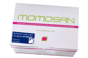 MOMOSAN-weiss steril Wund-Pads VETERINÄR 15x10x1, 20 Stück, A-Nr.: 5959291 - 01