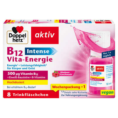 Doppelherz B12 Vita-Energie Intense - Eiweiß-Bausteine + B-Vitamine, A-Nr.: 5678020 - 01