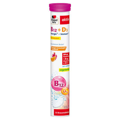 Doppelherz Vitamin B12 + D3 Brausetabletten, A-Nr.: 5678103 - 01