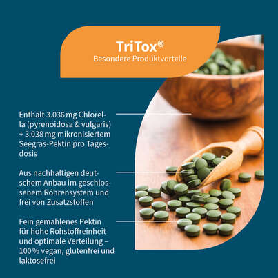 Sie sehen eine Packung NatuGena Tritox Presslinge, Produktbild: 02 NatuGena Tritox Presslinge, A-Nr.: 5404110 - 02