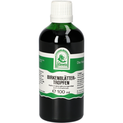 Sie sehen eine Packung BIRKENBLAETTER TROPFEN 100 ML, Produktbild: 01 BIRKENBLAETTER TROPFEN 100 ML, A-Nr.: 4311843 - 01