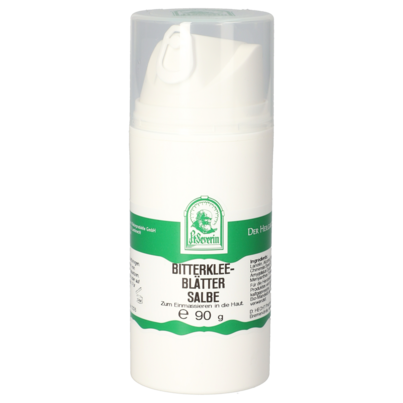 Sie sehen eine Packung BITTERKLEEBLAETTER SALBE 90 G, Produktbild: 01 BITTERKLEEBLAETTER SALBE 90 G, A-Nr.: 5613500 - 01