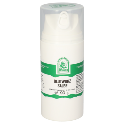 Sie sehen eine Packung BLUTWURZ SALBE 90 G, Produktbild: 01 BLUTWURZ SALBE 90 G, A-Nr.: 5703367 - 01