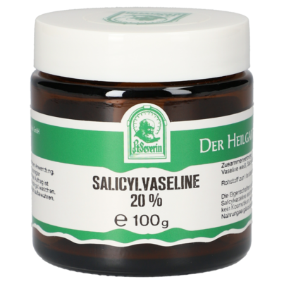 Sie sehen eine Packung SALICYLVASELINE 20% 100 G, Produktbild: 01 SALICYLVASELINE 20% 100 G, A-Nr.: 5671265 - 01