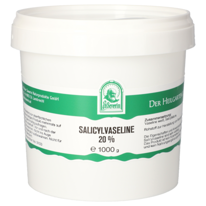 Sie sehen eine Packung SALICYLVASELINE 20% 1000 G, Produktbild: 01 SALICYLVASELINE 20% 1000 G, A-Nr.: 5671294 - 01