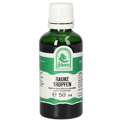 Sie sehen eine Packung RAUKE TROPFEN 50 ML, Produktbild: 01 RAUKE TROPFEN 50 ML, A-Nr.: 5762654 - 01