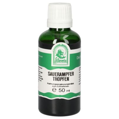 Sie sehen eine Packung SAUERAMPFER TROPFEN 50 ML, Produktbild: 01 SAUERAMPFER TROPFEN 50 ML, A-Nr.: 5832478 - 01
