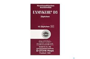 Exmykehl D 3 Suppositorium 10st, A-Nr.: 1997188 - 01