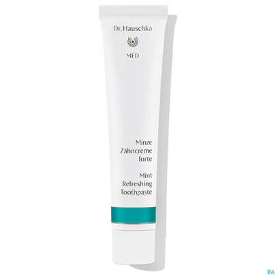 Sie sehen eine Packung Dr. Hauschka Minze Zahncreme Forte 75ml, Produktbild: 04 Dr. Hauschka Minze Zahncreme Forte 75ml, A-Nr.: 3412826 - 04