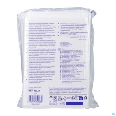 Sie sehen eine Packung Waschhandschuhe Valaclean Basic 50st, Produktbild: 06 Waschhandschuhe Valaclean Basic 50st, A-Nr.: 2369471 - 06