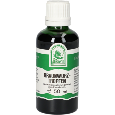 Sie sehen eine Packung BRAUNWURZ TROPFEN 50 ML, Produktbild: 01 BRAUNWURZ TROPFEN 50 ML, A-Nr.: 4878484 - 01