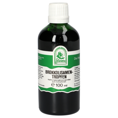Sie sehen eine Packung BROKKOLISAMEN TROPFEN 100 ML, Produktbild: 01 BROKKOLISAMEN TROPFEN 100 ML, A-Nr.: 4566112 - 01