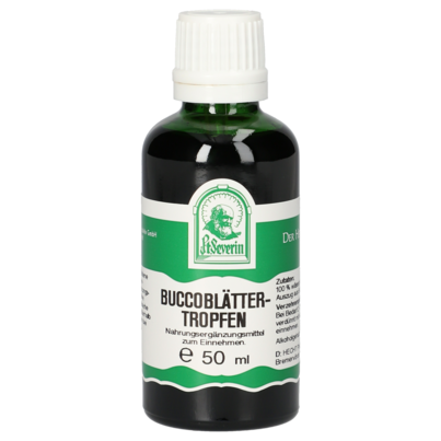 Sie sehen eine Packung BUCCOBLÄTTER TROPFEN 50 ML, Produktbild: 01 BUCCOBLÄTTER TROPFEN 50 ML, A-Nr.: 5470868 - 01