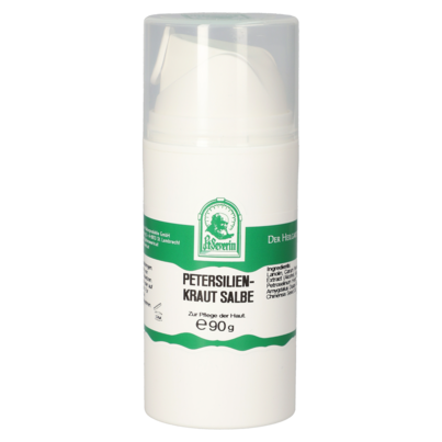Sie sehen eine Packung PETERSILIENKRAUT SALBE 90 G, Produktbild: 01 PETERSILIENKRAUT SALBE 90 G, A-Nr.: 5703485 - 01