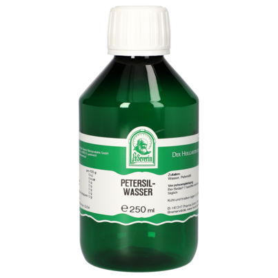 Sie sehen eine Packung PETERSILWASSER 250 ML, Produktbild: 01 PETERSILWASSER 250 ML, A-Nr.: 5061561 - 01