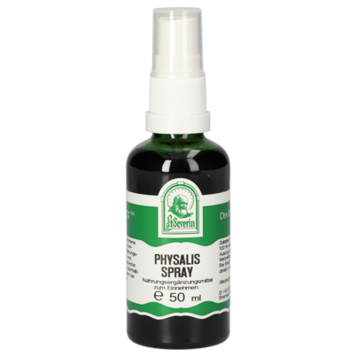 Sie sehen eine Packung PHYSALIS SPRAY 50 ML, Produktbild: 01 PHYSALIS SPRAY 50 ML, A-Nr.: 5303716 - 01