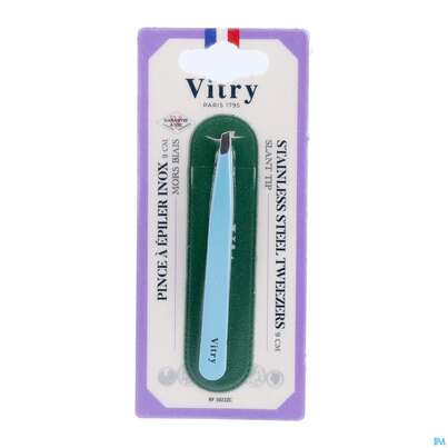 Vitry Farbige Zupfpinzette, Schräge Spitze_12 1pc, A-Nr.: 4627581 - 24