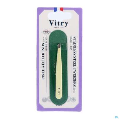 Sie sehen eine Packung Vitry Haarpinzette Pocket_12 1pc, Produktbild: 02 Vitry Haarpinzette Pocket_12 1pc, A-Nr.: 4633038 - 02