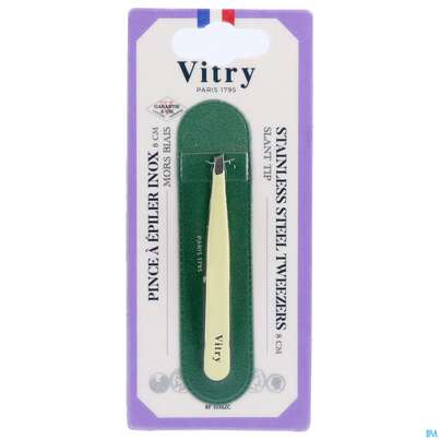 Sie sehen eine Packung Vitry Haarpinzette Pocket_12 1pc, Produktbild: 03 Vitry Haarpinzette Pocket_12 1pc, A-Nr.: 4633038 - 03