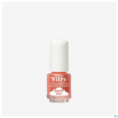 Sie sehen eine Packung Vitry Wasser-nagellack Bubble Gum 4ml, Produktbild: 05 Vitry Wasser-nagellack Bubble Gum 4ml, A-Nr.: 5820593 - 05