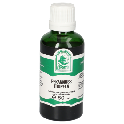 Sie sehen eine Packung PEKANNUSS TROPFEN 50 ML, Produktbild: 01 PEKANNUSS TROPFEN 50 ML, A-Nr.: 5902859 - 01