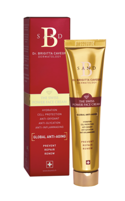 Sie sehen eine Packung The Swiss Power Face Cream, Produktbild: 02 The Swiss Power Face Cream, A-Nr.: 5990906 - 02