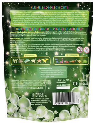 Sie sehen eine Packung TETESEPT KIDS BÜ Badesaurus 1ST, Produktbild: 02 TETESEPT KIDS BÜ Badesaurus 1ST, A-Nr.: 6117648 - 02