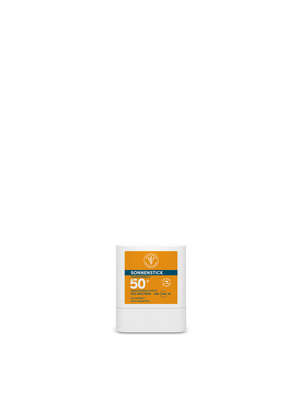 Sie sehen eine Packung Sonnenstick transparent LSF50+ 10ml, Produktbild: 01 Sonnenstick transparent LSF50+ 10ml, A-Nr.: 8039148 - 01