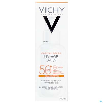 Sonnenprodukte Vichy/capital Soleil Gesichtscreme Uv-age Lsf50+ 40ml, A-Nr.: 5360950 - 01