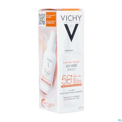 Sonnenprodukte Vichy/capital Soleil Gesichtscreme Uv-age Lsf50+ 40ml, A-Nr.: 5360950 - 07