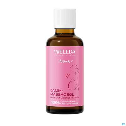 Sie sehen eine Packung Weleda Damm-massageoel 50ml, Produktbild: 08 Weleda Damm-massageoel 50ml, A-Nr.: 2572870 - 08