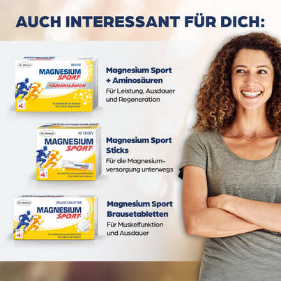 Sie sehen eine Packung Dr. Böhm Magnesium Sport Tabletten, Produktbild: 07 Dr. Böhm Magnesium Sport Tabletten, A-Nr.: 2682765 - 07